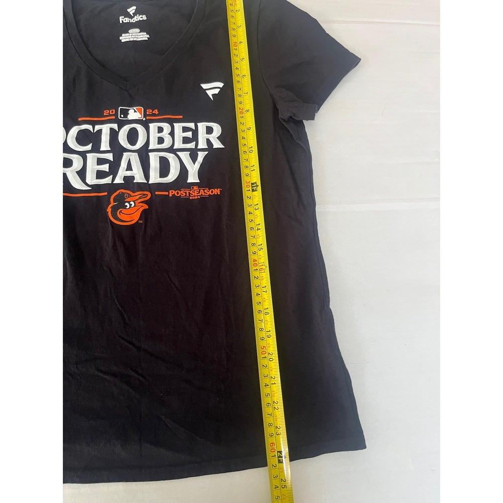Fanatics Women's Black Baltimore Orioles 2024 MLB Postseason Size Medium - Picture 6 of 7